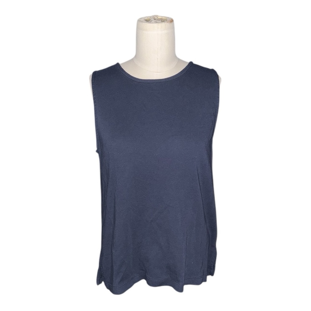 J. Crew Navy Blue Tie-back Tank Top